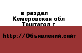  в раздел :  . Кемеровская обл.,Таштагол г.